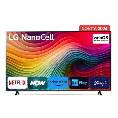 LG NanoCell 75'' Serie NANO82 75NANO82T6B, TV 4K, 3 HDMI, SMART TV 2024