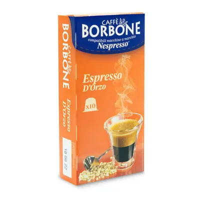 Caffe Borbone Capsule per Nespresso Espresso D'Orzo Capsule caffè 10 pz