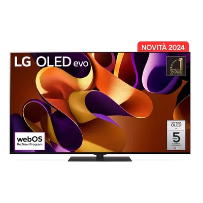 LG OLED evo G4 55'' Serie G4S OLED55G46LS, TV 4K, 4 HDMI, Base inclusa, SMART TV 2024