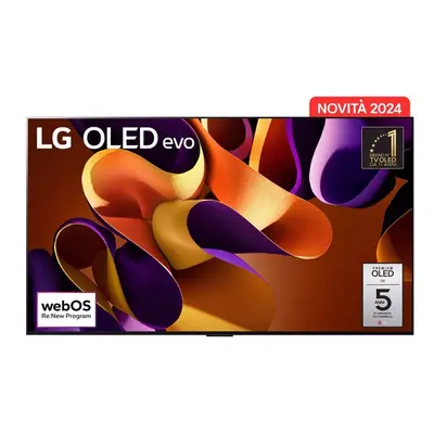 LG OLED evo G4 83'' Serie OLED83G45LW, 4K, 4 HDMI, Dolby Vision, SMART TV 2024