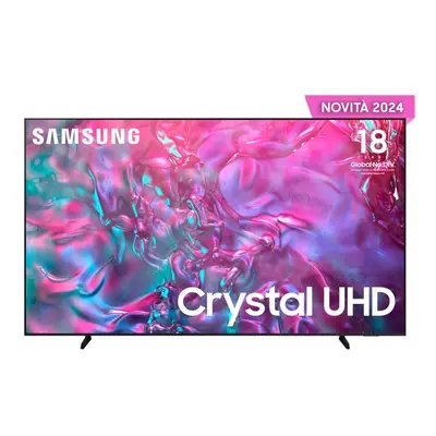 Samsung TV Crystal UHD 4K 98” UE98DU9070UXZT Smart TV Wi-Fi Graphite Black 2024, Processore Crys