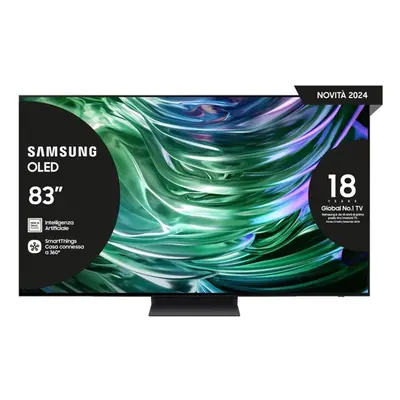 Samsung TV OLED 4K 83” QE83S90DAEXZT Smart TV Wi-Fi Graphite Black 2024, Processore NQ4 AI GEN2,