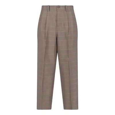 Golden Goose Pantalone Da Uomo In Pied De Poule Tricolore