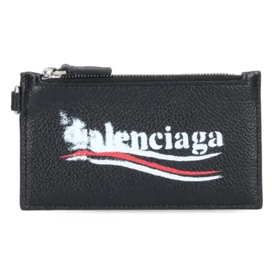 Balenciaga Portacarte Con Portachiavi "Cash"