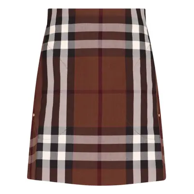 Burberry Gonna Motivo Tartan