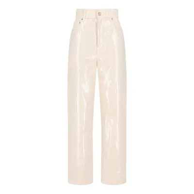 Golden Goose Jeans Ampi Con Paillettes