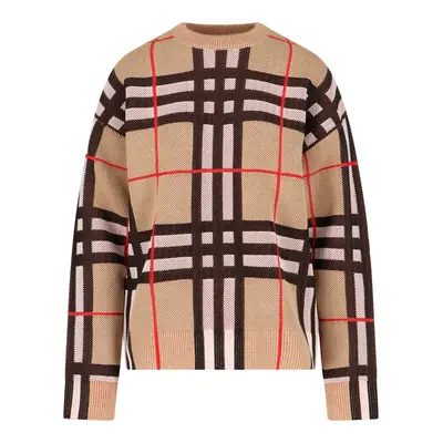 Burberry Maglione Motivo Check