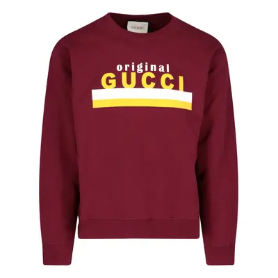 Gucci Felpa Girocollo Stampa Logo