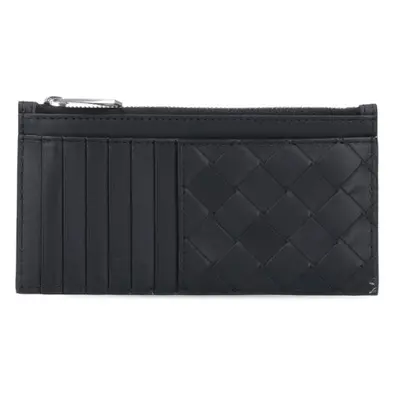 Bottega Veneta Portacarte Intrecciato Zip