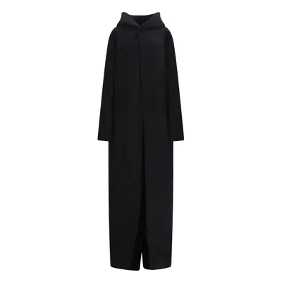 Rick Owens Cappotto Maxi Con Cappuccio