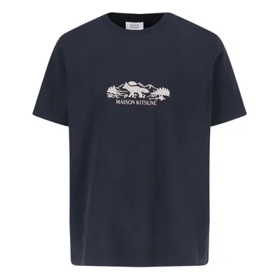 Maison Kitsuné T-Shirt "Outdoor Profile Fox"