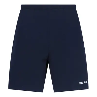 Miu miu Pantaloncini Sportivi Logo