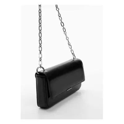 MANGO - Borsa falda catena nero - Taglia unica - Donna