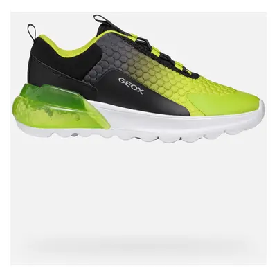 GEOX Scarpe Activart Illuminus Junior Nero/lime