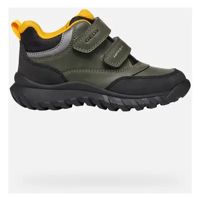 GEOX Scarpe Simbyos Abx Bambino Verde Scuro/nero