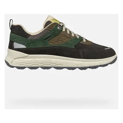 GEOX Scarpe Spherica 4x4 Abx Uomo Testa Di Moro/verde Scuro