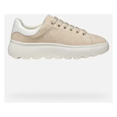 GEOX Scarpe Spherica Ec4.1 Donna Beige Chiaro/bianco