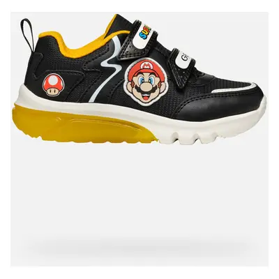 GEOX Scarpe Ciberdron Junior Nero/giallo