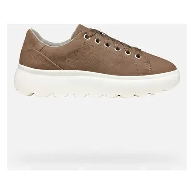 GEOX Scarpe Spherica Ec4.1 Donna Taupe Scuro