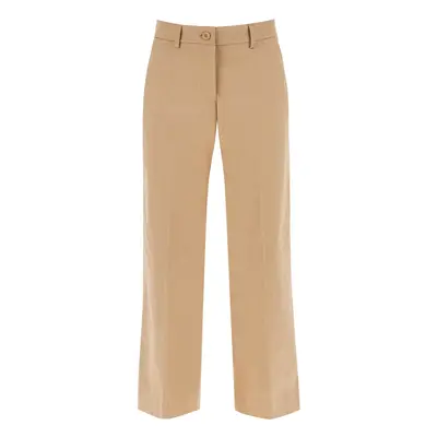 WEEKEND MAX MARA Pantaloni cropped in cotone stretch