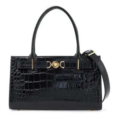 VERSACE Borsa tote effetto cocco Medusa '95