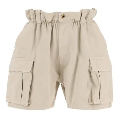 MIU MIU Shorts cargo con vita a sacchetto