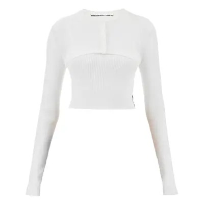 ALEXANDER WANG Twin-set cropped