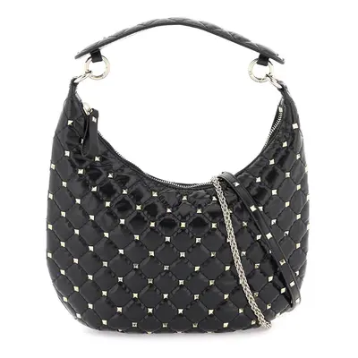 VALENTINO GARAVANI Borsa hobo piccola 'Rockstud Spike' in pelle