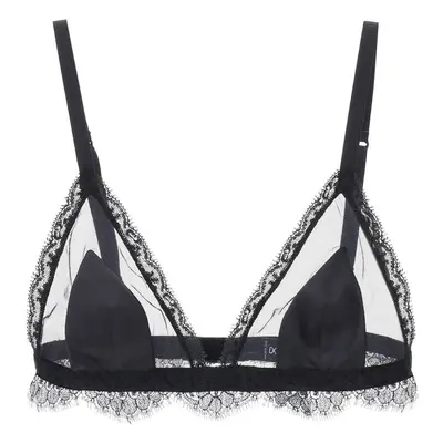 DOLCE & GABBANA Reggiseno triangolo in raso e pizzo