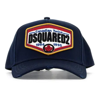 DSQUARED2 Cappello baseball in gabardine di cotone