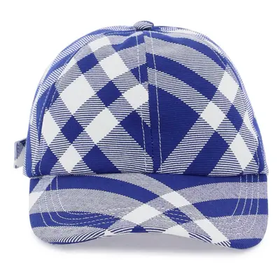 BURBERRY Cappello baseball con motivo tartan