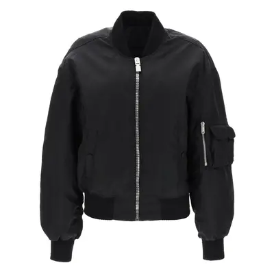 GIVENCHY Bomber con stampa logo e zip 4G