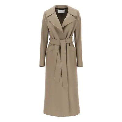 HARRIS WHARF LONDON Cappotto lungo in lana pressata