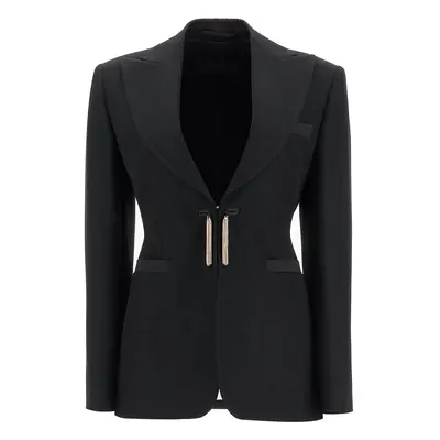 MAX MARA PIANOFORTE Blazer smoking in Grain de Poudre