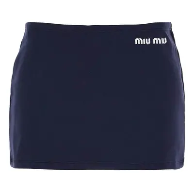 MIU MIU Minigonna in maglia stretch