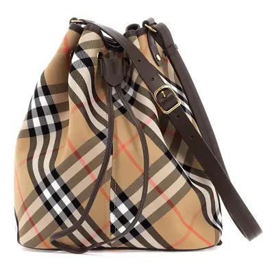 BURBERRY Borsa a secchiello Check