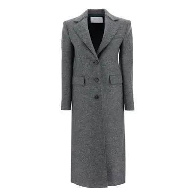 HARRIS WHARF LONDON Cappotto monopetto in lana pressata