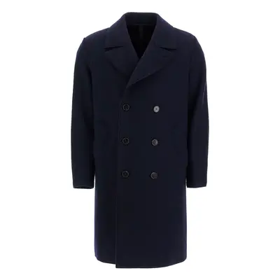 HARRIS WHARF LONDON Cappotto doppiopetto in lana cotta