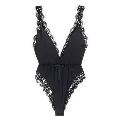 DOLCE & GABBANA Body lingerie in seta e pizzo