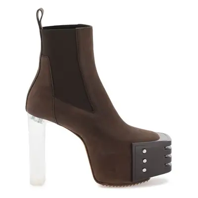 Rick Owens-Stivaletti Platform Con Tacco-Donna