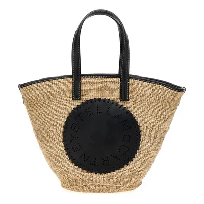 Stella Mccartney-Eco Abaca Basket Borse A Tracolla Nero-Donna