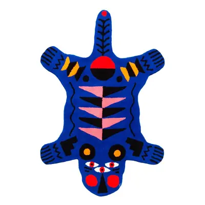 Qeeboo-Tappeto Sagomato Monster Carpet Blue Panther M-Unisex