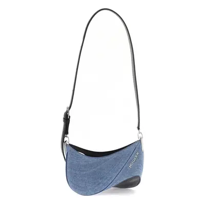 Mugler-Borsa A Spalla Small Denim Spiral Curve 01-Donna