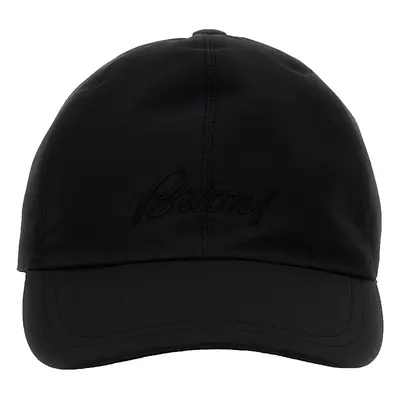 Brioni-Logo Cap Cappelli Blu-Uomo