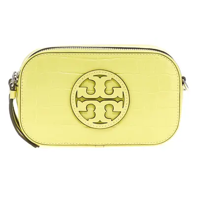 Tory Burch-Miller Croc Embossed Mini Borse A Tracolla Giallo-Donna