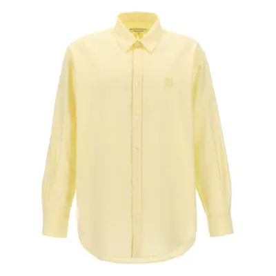 Maison Kitsuné-Contour Fox Shirts Giallo-Uomo