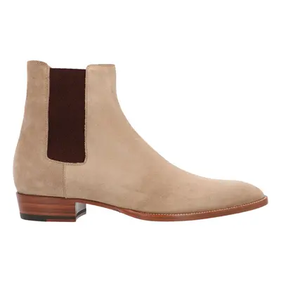 Saint Laurent-Wyatt Stivali E Stivaletti Beige-Uomo