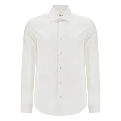 Vincenzo Di Ruggiero-Camicia Slim Fit In Twill-Uomo