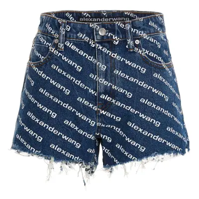 Denim X Alexander Wang-Bite Bermuda, Short Blu-Donna