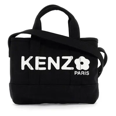 Kenzo-Borsa Tote Piccola Kenzo Utility In Denim-Donna